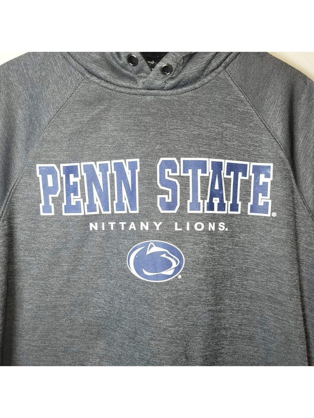Colosseum Penn State Nittany Lions Hoodie Men's Gray Pullover Activewear Size M